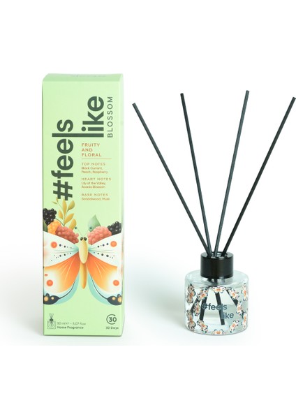 #feelslike Blossom | Meyveli ve Çiçeksi Oda Kokusu - Uzun Süre Kalıcı 50 ml