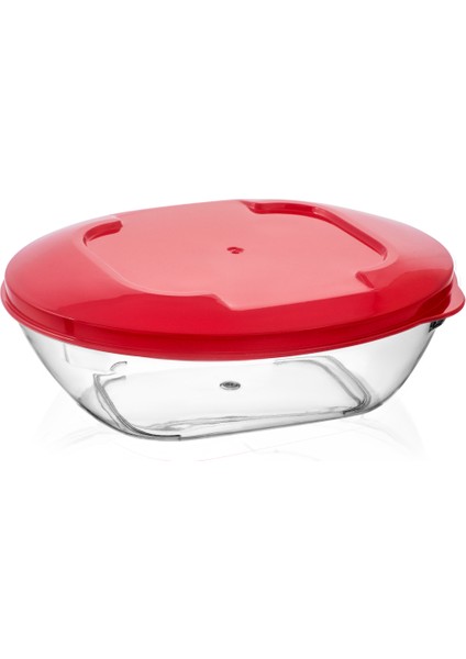 MAY-277 250 cc Elise Kapaklı Kutu Kırmızı Kapak 400'LÜ