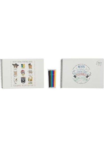 Mat Tükenmez Resim Defteri, 2'li Set & 6'lı Set fiyatları