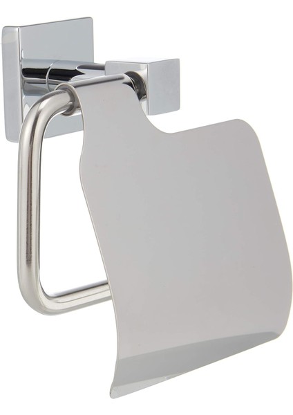 Q- A44996 Tuvalet Kağıtlığı, Kapaklı, Krom