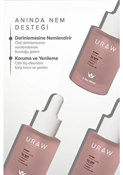 Pinker Derinlemesine Yoğun Nemlendirici Cilt Bakım Serumu SPF 50 30 ml Kuru Ciltler İçin