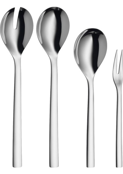 Nuova Çelik 4'lü Salata Servis Seti
