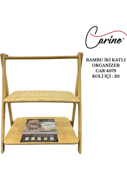 Bambu Iki Katlı Organizer