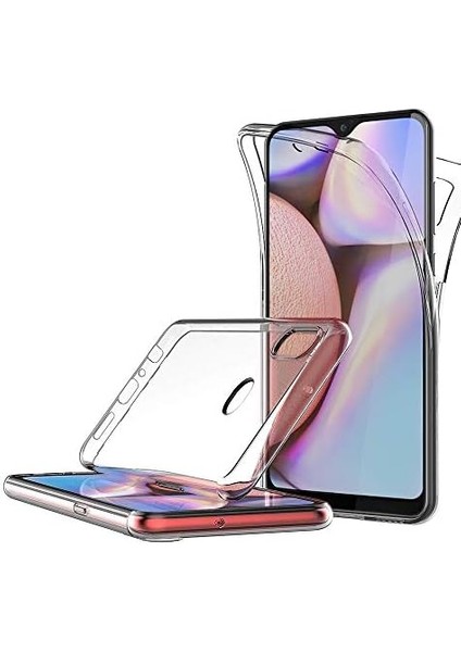 A10S Kılıf 6 Tarafı Tam Full Koruma 360 Clear Soft Şeffaf fiyatları