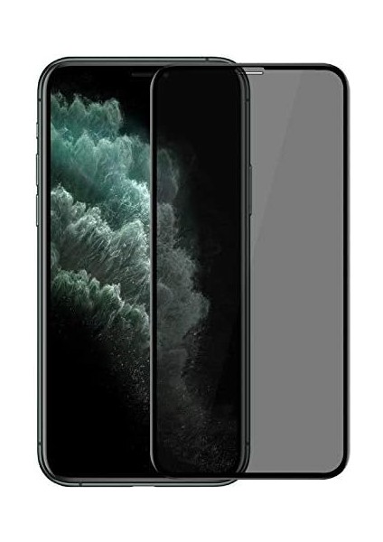 11 Pro Max (6.5'') Privacy 5d Gizlilik Filtreli Cam Ekran Siyah modelleri