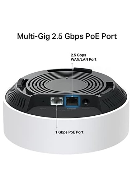 Deco X50-POE 1-Pack, AX3000 Mbps, Poe Destekli, -Band, 2,5gbps Ethernet Portu, 150 Cihaza Kadar Bağlantı, 230 M² 'ye Kadar Kapsama, Mobil Uygulama ile Kurulum, Wi-Fi 6 Mesh Sistemi modelleri