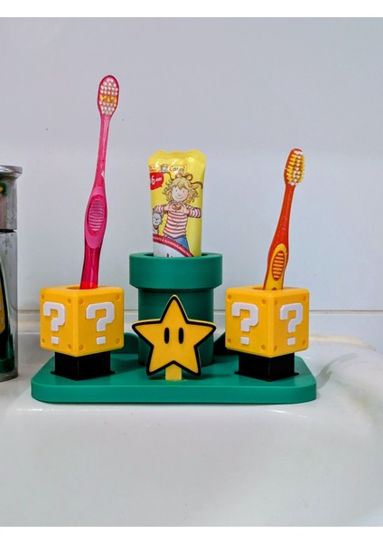 Süper Mario Diş Fırçası Tutacağı modelleri