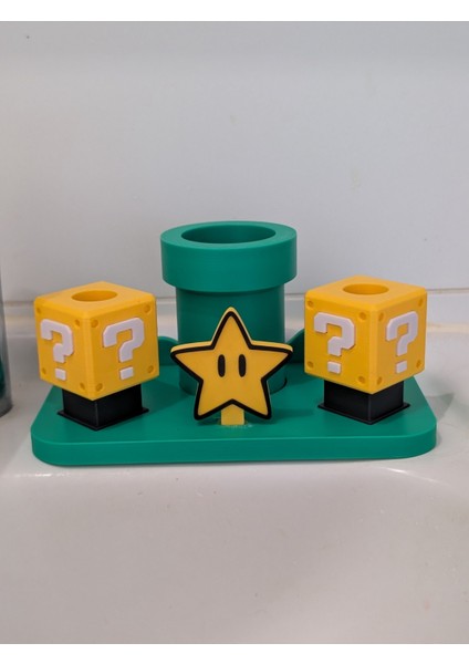 Süper Mario Diş Fırçası Tutacağı