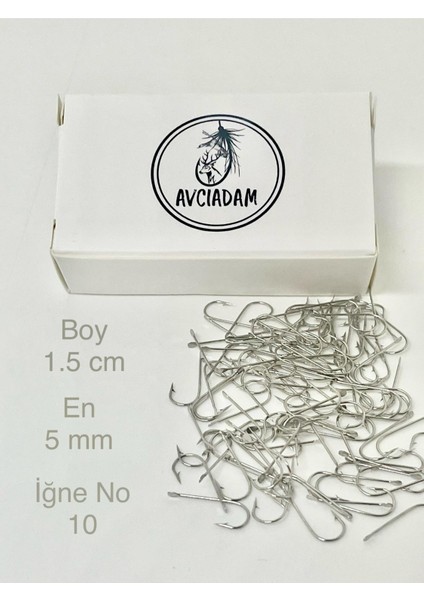 Beyaz Çapari Iğnesi No:10 -16007