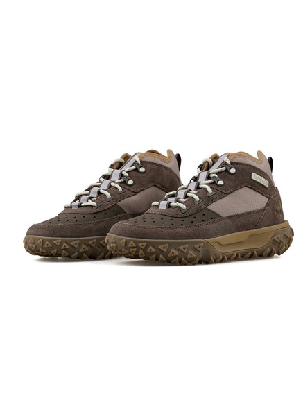 Green Stride Motion 6 Mid Lace Up Sneak Erkek Kahverengi Bot modelleri