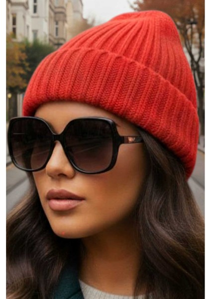 Kadın Yumuşak Dokulu Kalın Fitilli Soft Yünlü Bere indirimleri