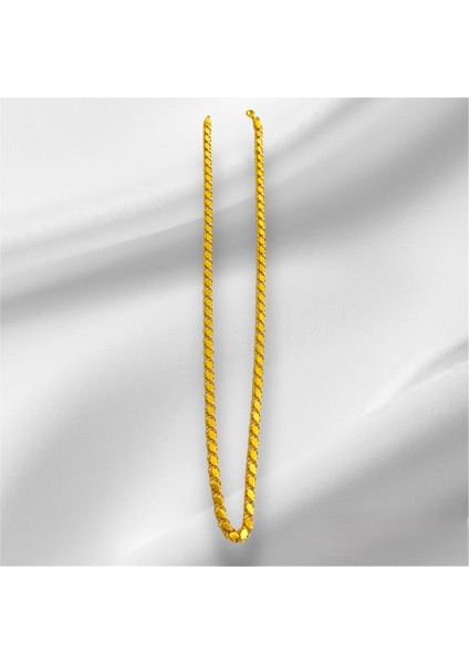 14 Ayar Altın 5.5 mm Pullu Zincir 55 cm indirimleri