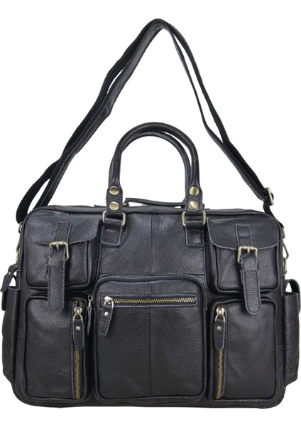 Erkek Hakiki Deri Seyahat Çanta 0301