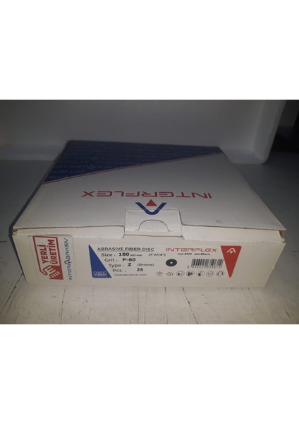 180X22 Fiber Disk Zımpara Zirkonyum P60 Kum ( 25 Adet ) fiyatları