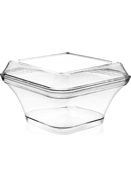 MAY-314 260 cc Asos Kare Kapaklı Kase 500'LÜ