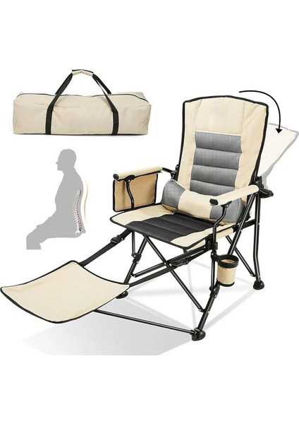 Katlanabilir Şezlong Tipi Lüks Kamp Sandalyesi fiyatları