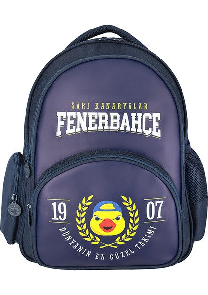 Yellow Suni Deri Okul Çantası