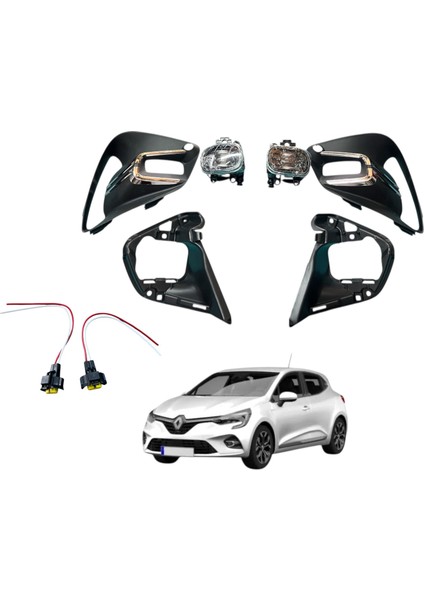 Clıo 5 Sis+Kapak+Bağlantı Braket+Söket Takım