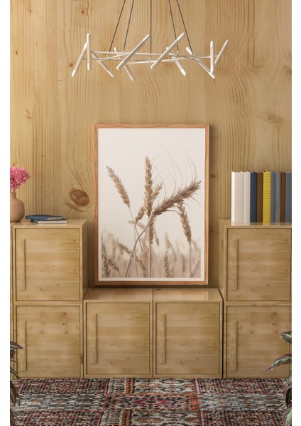 Ahşap Çerçeveli Mdf Tek Tablo Tarla ve Hasat Serisi (Kendi Tablo Setinizi Oluşturacağınız Liste) 23 x 32 Çerçeveli 1047