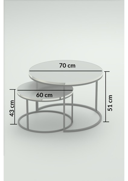 Orta Sehpa Ikili Lüx Specıal Gümüş Krem modelleri
