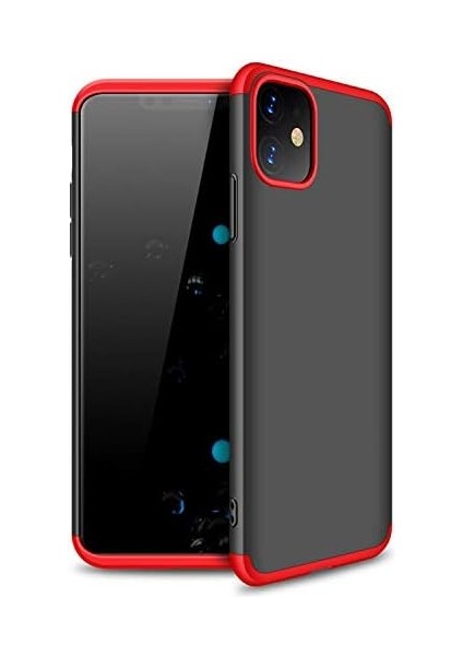11 (6.1'') Için Kılıf Dip 360 Protective Siyah Kırmızı [ 11 ile Uyumlu Kılıf - Kırmızı] modelleri