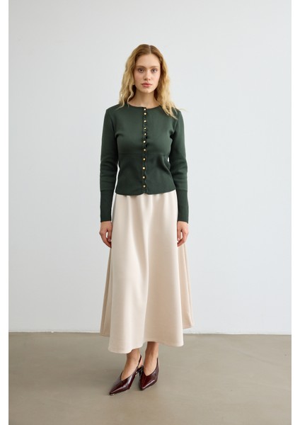 Mery Scuba Kloş Etek Taş modelleri