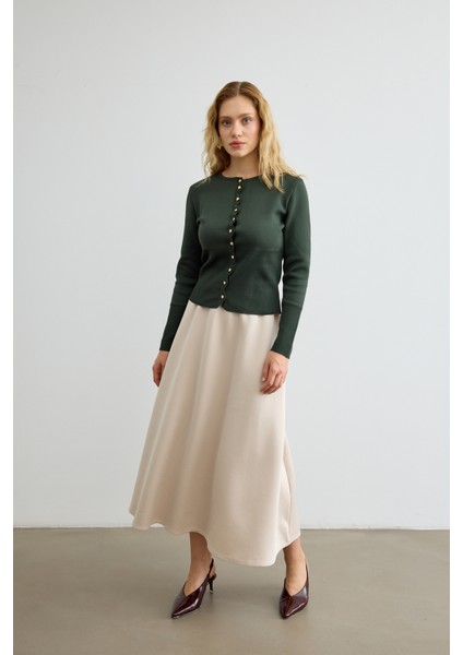 Mery Scuba Kloş Etek Taş fırsatları