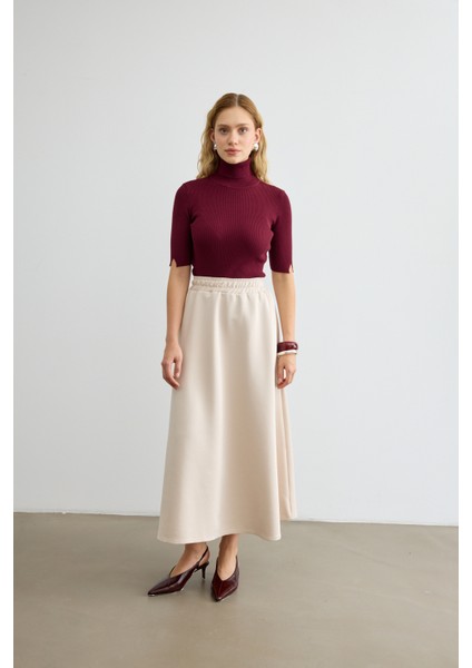 Mery Scuba Kloş Etek Taş indirimleri