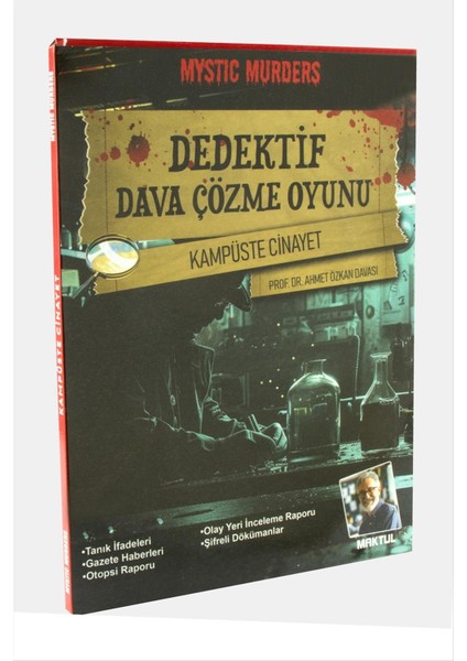 Depomix Kampüste Cinayet Dedektif Dava Çözme Oyunu-Renkli
