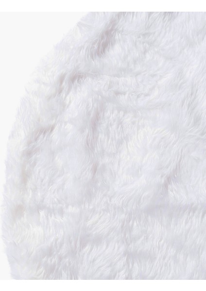Beyaz Peluş Ağaç Altı Örtüsü 90CM fiyatları