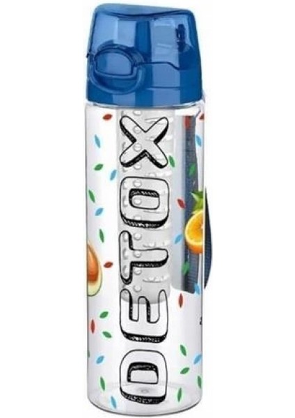 Tutma Saplı Kilitli Kendiliğinden Süzgeçli Kolay Taşınabilir Detoks Sporcu Diyet Matarası indirimleri