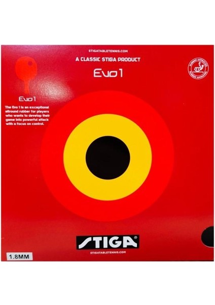Rubber Evo 1 Black 1,8 Raket Lastiği Siyah 9291-20
