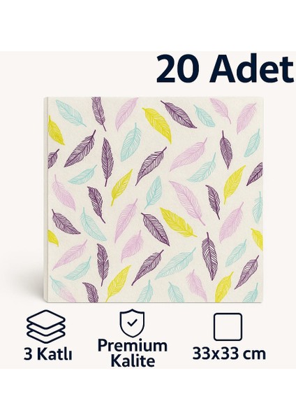 Suna K Signature Collection – Premium 3 Katlı Desenli Peçete