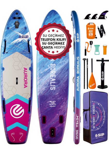 Suplimanı 350X86X15 Supboard Paddle Board Şişme Sörf Tahtası Tam Set Sup Board