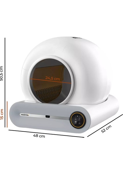 BF01 Akıllı Wifi Uygulamalı Otomatik Kedi Tuvaleti, Akıllı Mama Kabı, Kedi Su Sebili 3'lü Set