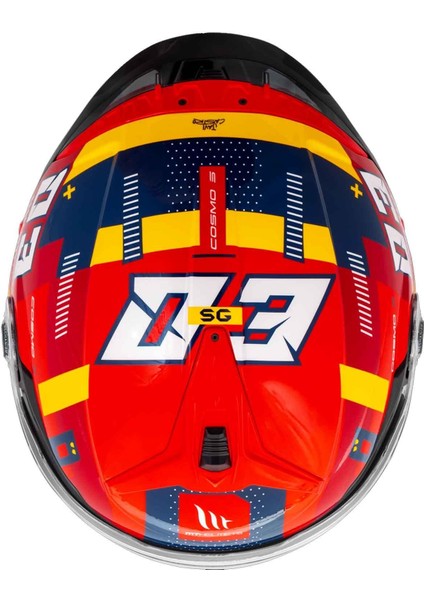 Cosmo Sv Sergio Garcia E5 Parlak Açık Kask fırsatları