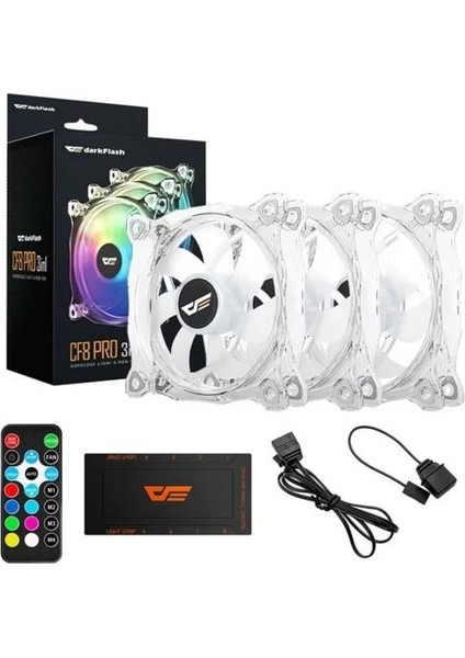 Df Cf8 Pro 3in1 A-Rgb Kasa Fanı