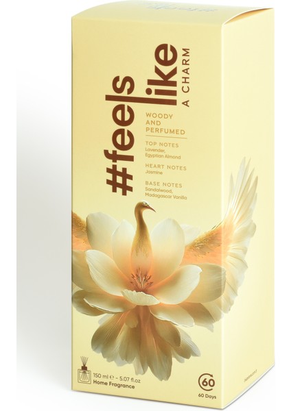 #feelslike A Charm | Sandal Ağacı ve Madagaskar Vanilyalı Doğal Oda Kokusu-Uzun Süre Kalıcı 150 ml modelleri