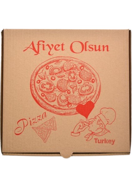 Pizza Kutusu 28X28 cm 100'LÜ