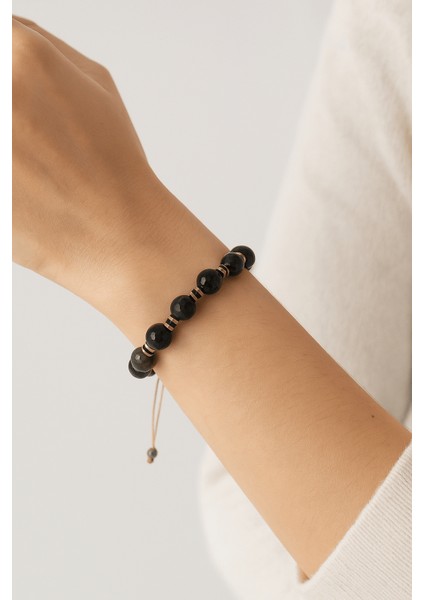 Gold Obsidyen Bileklik