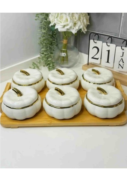 Beyaz Balkabağı Kahvaltı Seti