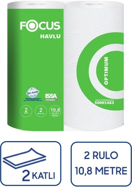Focus 2'li Çift Katlı Kağıt Havlu