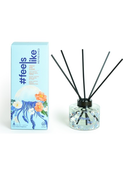 #feelslike Refreshed | Ferahlatıcı ve Doğal Oda Kokusu - Bergamot, Lavanta ve Limon Aromalı- 150 ml