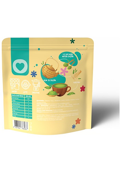 Tropical Matcha - Hindistan Cevizi Mango Ananas Aromalı Matcha Tozu (25 Porsiyon) fiyatları