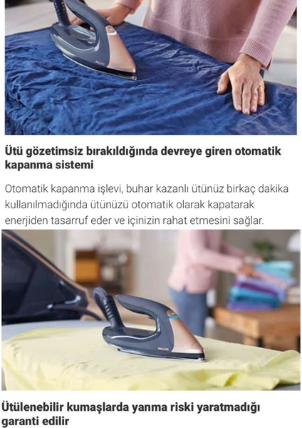 Kumaş Tanıma Özellikli 9000 Serisi Taban Kameralı Buhar Kazanlı Ütü, 750 G'a Varan Şok Buhar, Activesense Teknolojisi, Dahili Kamera, Yapay Zeka Teknolojisi + Mutfak Tartısı (Onerous)