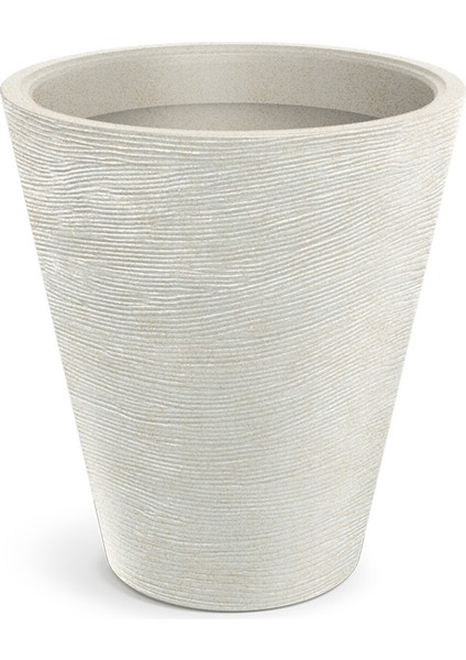 Tubra Round Uzun Plastik Saksı Kum