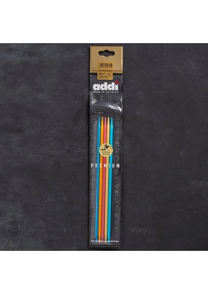 Addi Colibri 5,5mm 23CM Renkli Çorap Şişi - 204-7