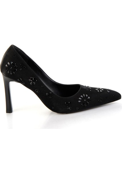 Siyah Kadın Klasik Topuklu Ayakkabı K01565016638