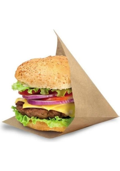 15X15 cm Ithal Şamua Burger Kese Kağıdı 1 kg