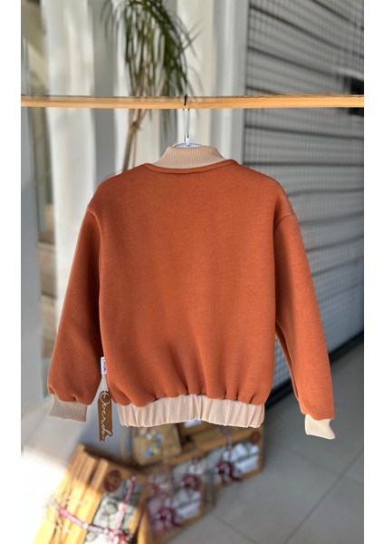 Erkek Çocuk 3iplik Şardonlu Kışlık Uzun Kollu Fermuarlı Hırka modelleri